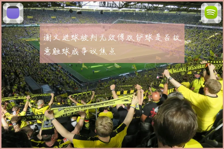 谢文进球被判无效傅欢铲球是否故意触球成争议焦点